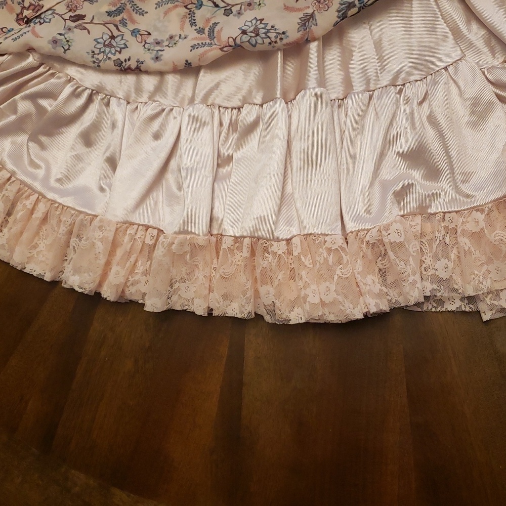Knitworks Girls Pink, Purple, Teal  Sleeveless Lace Layered Sundress Size 10 - Picture 6 of 10